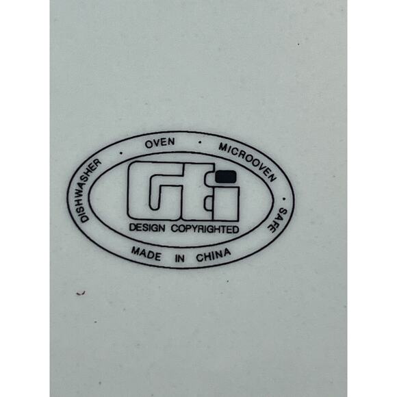 Vtg GEI Design Christmas Holiday Santa Serving Bowl 9.25" Vegetable Side - Picture 3 of 5